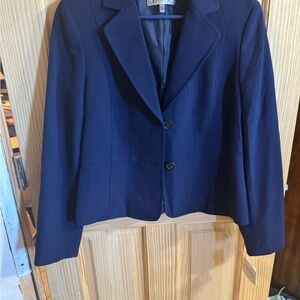 Tahari Dark Blue Women's Suit Jacket